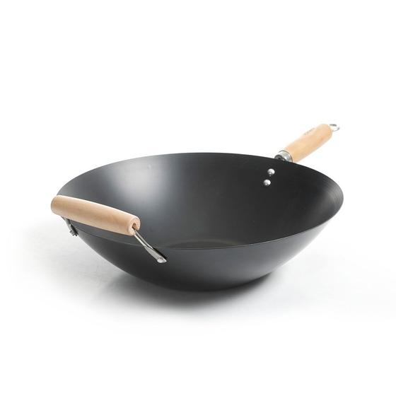 Panela Wok Oriental 35 cm Aço Carbono Antiaderente Oster Menor preço em Panela Wok Oriental 35 cm Aço Carbono Antiaderente Oster