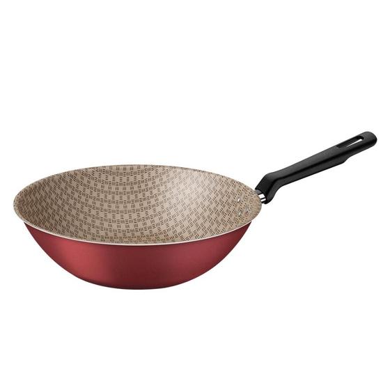 Imagem de Panela Wok Tramontina em Alumínio Antiaderente Starflon 28cm 3,6L Loreto