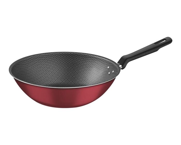 Panela Wok Tramontina Loreto Antiaderente Max Vermelho 3,6 L 28 CM Menor preço em Panela Wok Tramontina Loreto Antiaderente Max Vermelho 3,6 L 28 CM