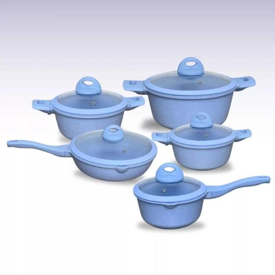 Imagem de Panelas De Cerâmica Com Cor Azul Bebê Presente Para Sua Mãe Entrega Rápida