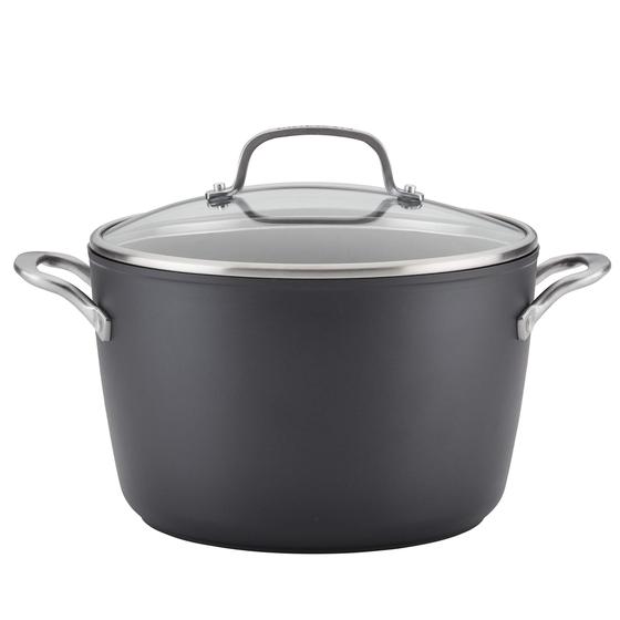 Imagem de Panelas KitchenAid Antiaderentes com Revestimento Hard Anodized - Compatíveis com Indução
