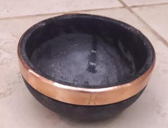 Imagem de Panelas para caldo / batata recheada com aro em cobre