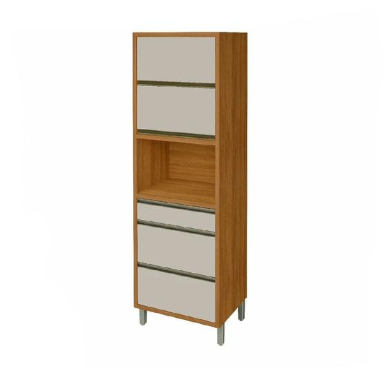 Imagem de Paneleiro 2 Portas 3 Gavetas Nesher Baronesa 70cm Mdf