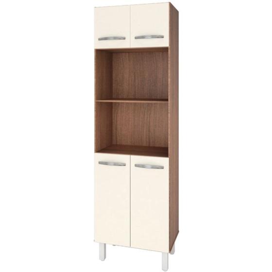 Imagem de Paneleiro 4 Portas 197x60cm 9170 Savana Off White Mobbs