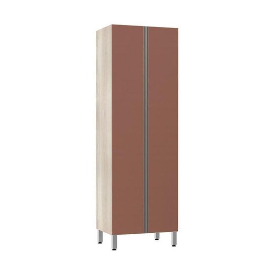 Imagem de Paneleiro 70Cm Duplo 2 Portas Luci Legno Crema Com Gaia