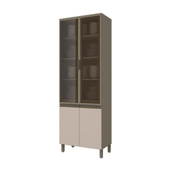 Paneleiro Cristaleira Henn 4 Portas Connect C71-35 Menor preço em Paneleiro Cristaleira Henn 4 Portas Connect C71-35