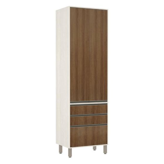 Paneleiro de Cozinha 70 cm 2 Portas 3 Gavetas Linea Luciane Móveis Menor preço em Paneleiro de Cozinha 70 cm 2 Portas 3 Gavetas Linea Luciane Móveis