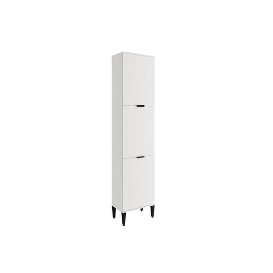 Imagem de Paneleiro de Cozinha Alpha 2510 c/ 3 Portas 50cm Branco - Carraro