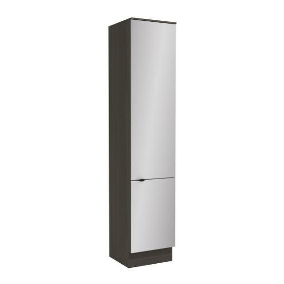 Paneleiro Kappesberg Nox 2 Portas 4 Prateleiras Onix E Steel Menor preço em Paneleiro Kappesberg Nox 2 Portas 4 Prateleiras Onix E Steel
