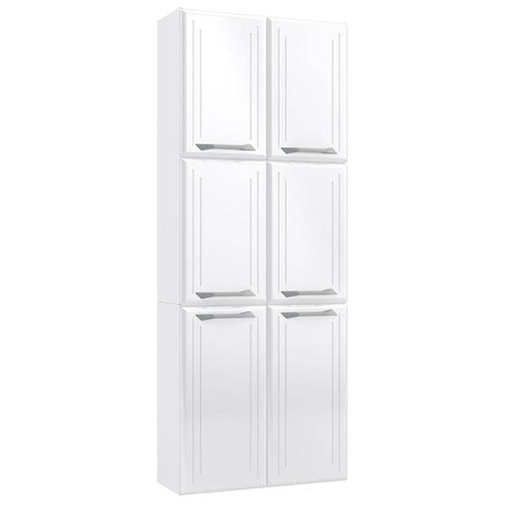 Paneleiros Topázio 6 Portas 5 Prateleiras em Aço Branco - Telasul Menor preço em Paneleiros Topázio 6 Portas 5 Prateleiras em Aço Branco - Telasul