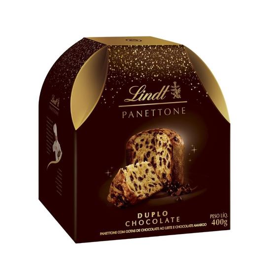 Imagem de Panetone Lindt Natal Duplo Chocolate 400g