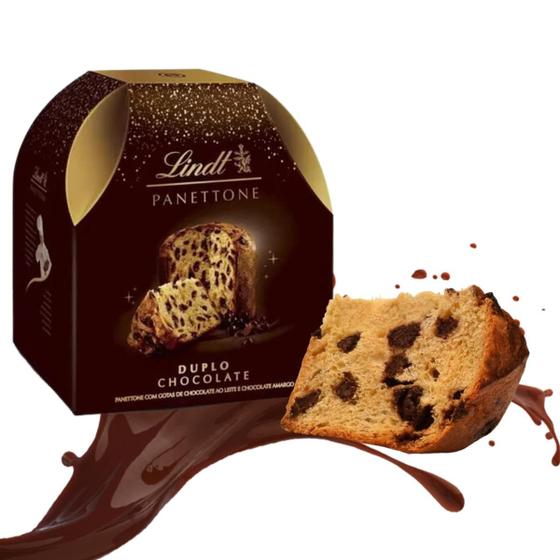 Imagem de Panettone Duplo Chocolate Lindt 400g