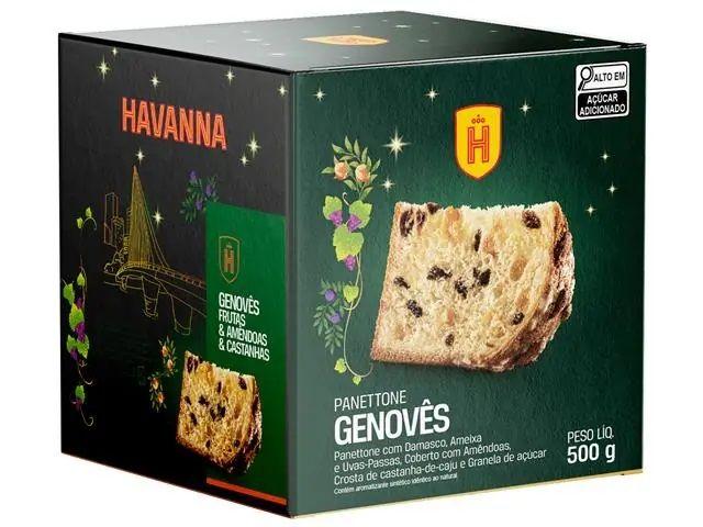 Imagem de Panettone havanna genoves frutas & amendoas & castanhas 500g