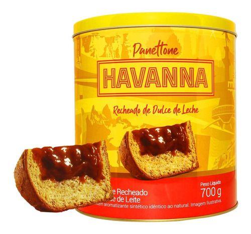 Panettone Max Dulce De Leche Havanna 700g Lata Menor preço em Panettone Max Dulce De Leche Havanna 700g Lata