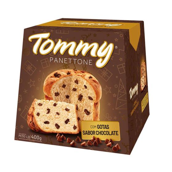 Menor preço em Panettone Tommy Gotas Chocolate com 400g