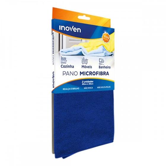 Imagem de Pano Cozinha/Moveis Microfi 30X30 Azul C/2