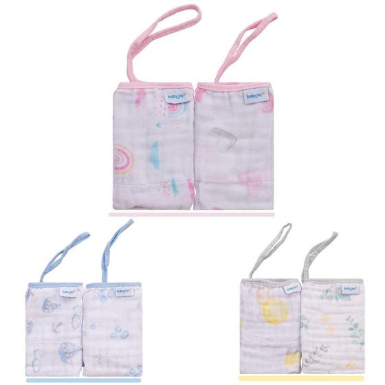 Imagem de Pano de boca Soft com Prendedor de Chupeta 2 Unidades Baby - Incomfral