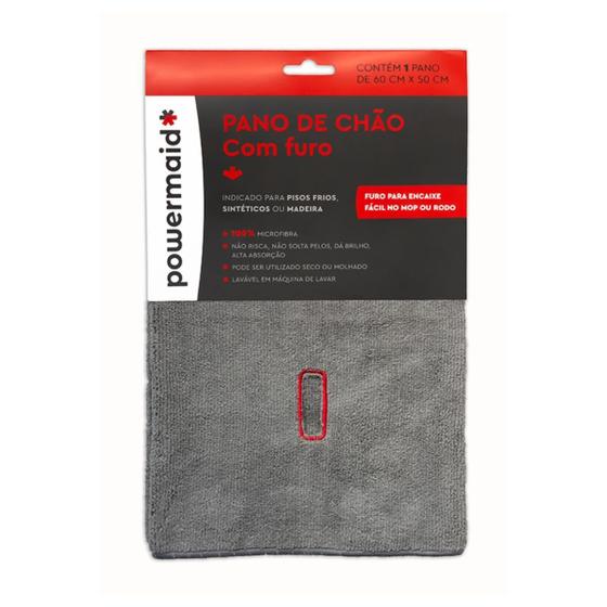 Pano de Chão Com Furo Microfibra 60X50CM Camesa Menor preço em Pano de Chão Com Furo Microfibra 60X50CM Camesa