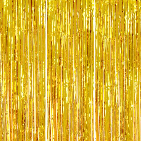 Imagem de Pano de Fundo com Franjas Metálicas DECOCKRAT - 1x2,5m (Pacote com 3)