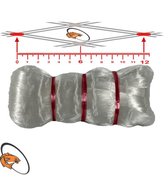 Imagem de Pano de Rede Malha 12 (60mm) Fio 0,30 altura 5,76 100 Metros