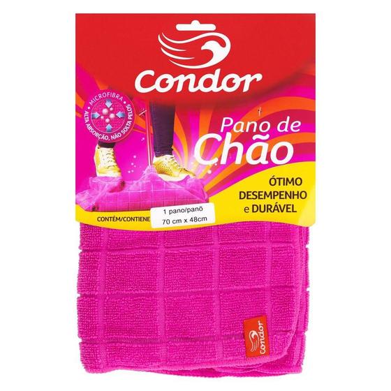 Pano Microfibra de Chão Condor 70cm x 48cm Menor preço em Pano Microfibra de Chão Condor 70cm x 48cm