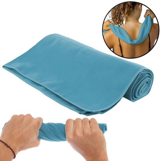 Pano Microfibra Toalha Esportiva com Alta Absorcao Azul Nautika Menor preço em Pano Microfibra Toalha Esportiva com Alta Absorcao Azul Nautika