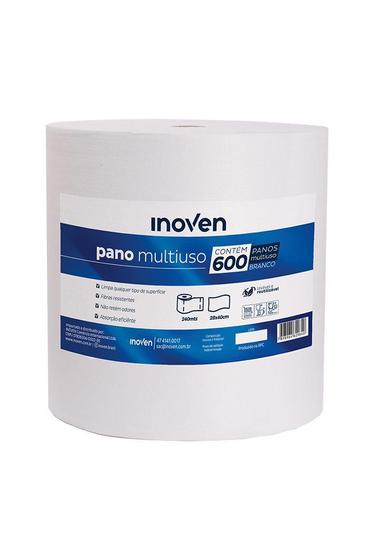 Imagem de Pano Multiuso Inoven 28X240M 35G Branco