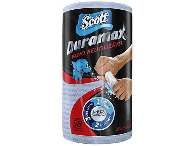 Pano Multiuso Scott Duramax Reutilizável - 58 Unidades é ruim? Pano Multiuso Scott Duramax Reutilizável - 58 Unidades é boa?