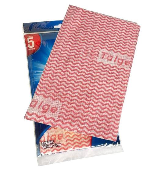 Imagem de Pano Perfex 30x50cm Vermelho Mr. Plus Pacote C/50 (10pcts)