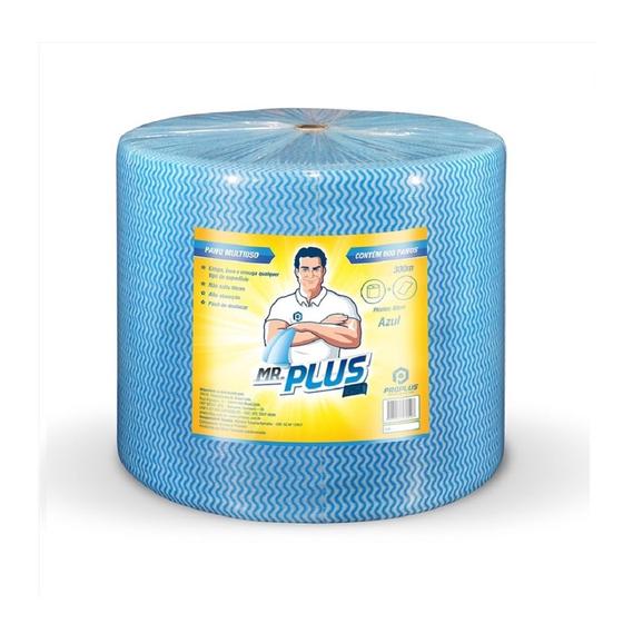 Panos Multiuso 28cmx40cm - 600 Panos - Mr. Plus Menor preço em Panos Multiuso 28cmx40cm - 600 Panos - Mr. Plus