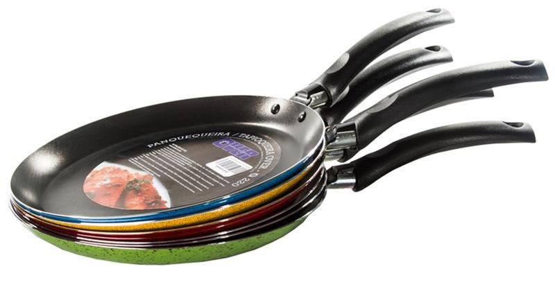 Panquequeira Antiaderente 22cm Sortidas - Over do brasil