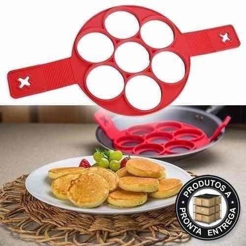 Imagem de Panquequeira De Silicone Flippin Fantastic Omelete E Waffle