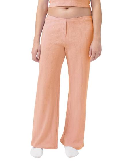 Imagem de Pant Florence by mills Cozy Crush Sweet Pointelle Peach XL