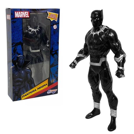 Imagem de Pantera Negra Brinquedo Articulado 22CM Infantil Marvel Vingadores