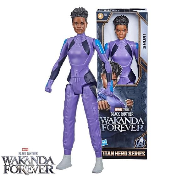 Imagem de Pantera Negra Wakanda Forever Boneca Shuri Articulada