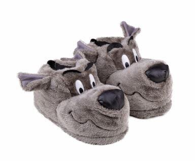 Imagem de Pantufa 3D Conforto Pelúcia Pet Cachorro Scooby Adulto