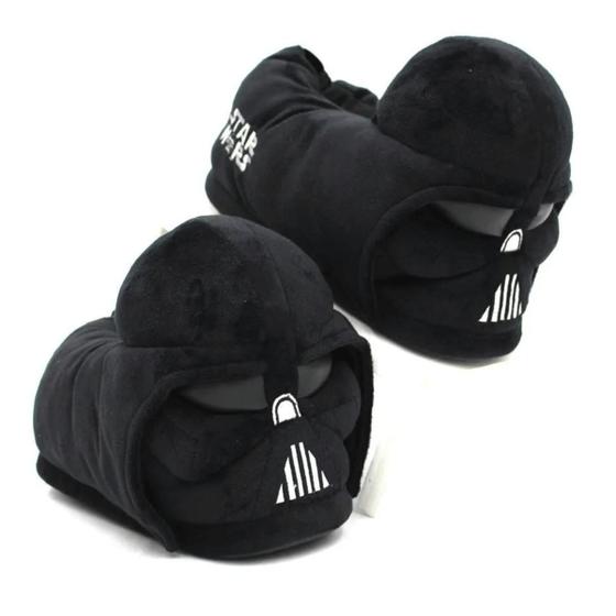 Imagem de Pantufa 3D Darth Vader Star Wars Preto Tamanho G