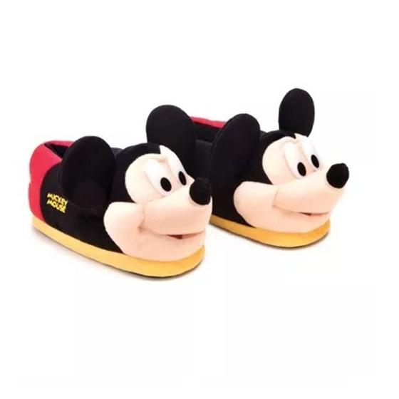 Imagem de Pantufa 3D Disney Mickey Zona Criativa - solado de borracha - P, M e G