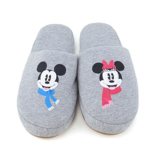 Imagem de Pantufa Adulto Higloo Chinelinho Disney Cinza Claro - 7899