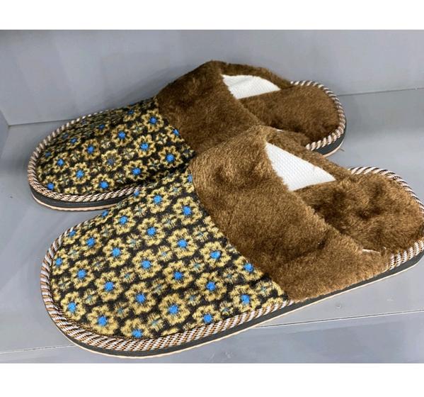 Imagem de Pantufa adulto Masculina feminina em veludo macio