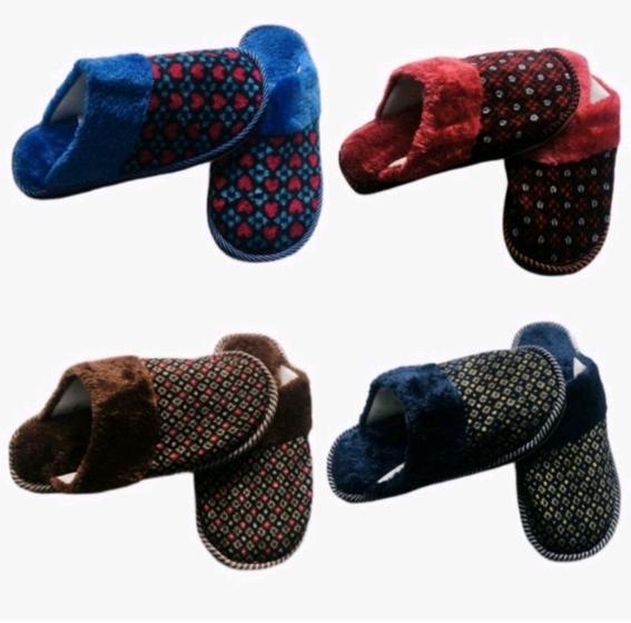 Imagem de Pantufa adulto Masculina feminina em veludo macio