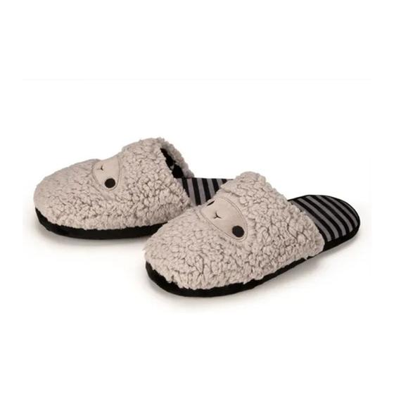 Imagem de Pantufa Chinelo de Ovelha Sola Emborrachada Importway Tamanho 36/37 IWPO3637