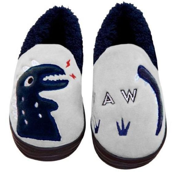 Imagem de Pantufa Chinelo De Quarto Dinossauro Inverno Infantil Frio