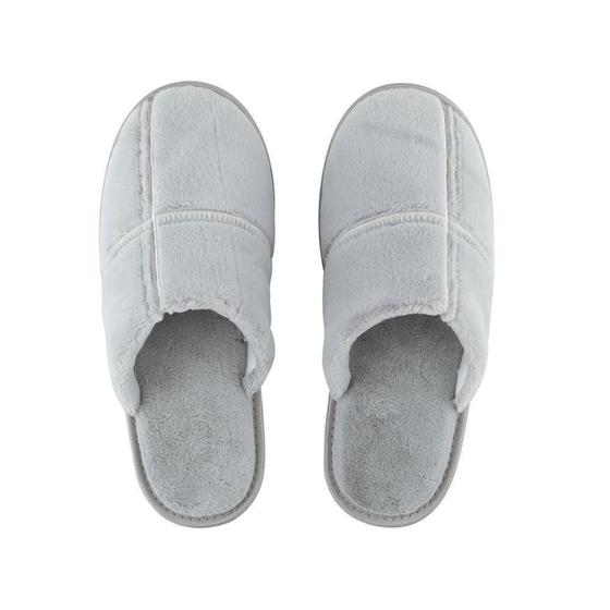 Imagem de Pantufa Chinelo Listras Cinza 38/39 Jolitex