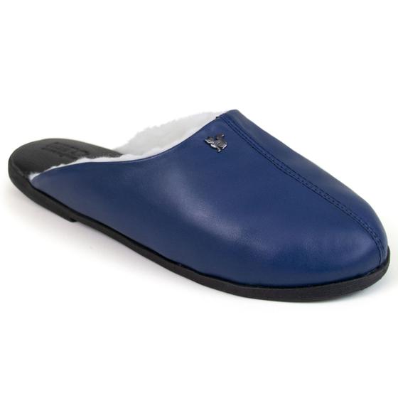 Imagem de Pantufa de couro forrada em lã sintética Gramado Ref.:439