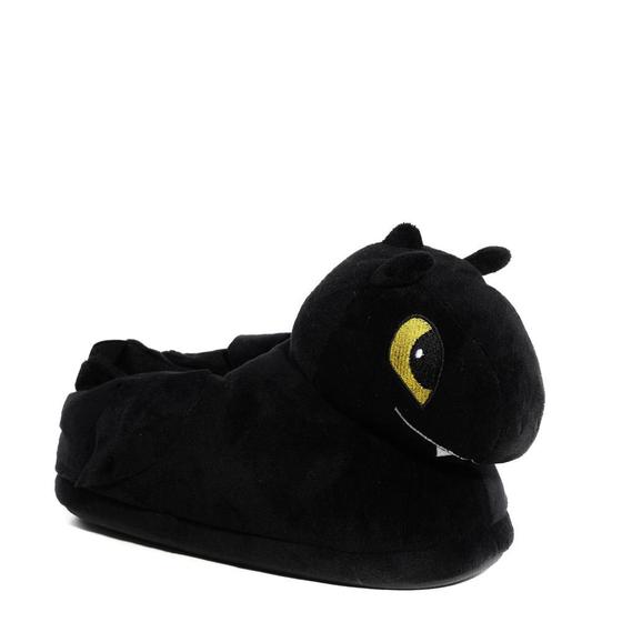 Imagem de Pantufa de Dragão Pantufas.com Preto