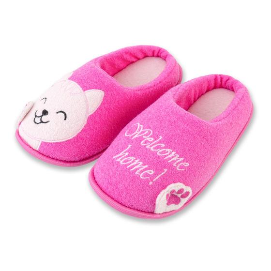 Imagem de Pantufa Feminina Ante Derrapante Chinelo de Quarto Bordado