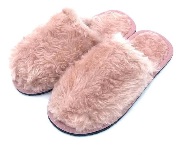 Imagem de Pantufa Feminina Fechada Chinelo Pelúcia Premium