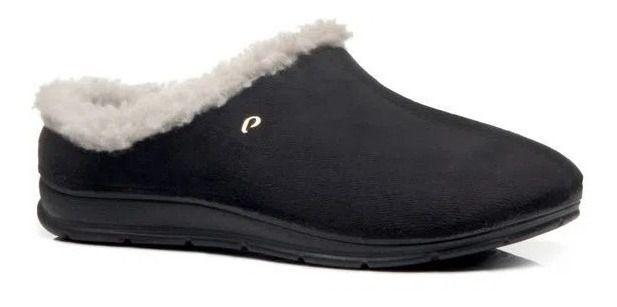 Pantufa Feminina Pegada Tecido Atoalhado Preto 266002 Menor preço em Pantufa Feminina Pegada Tecido Atoalhado Preto 266002