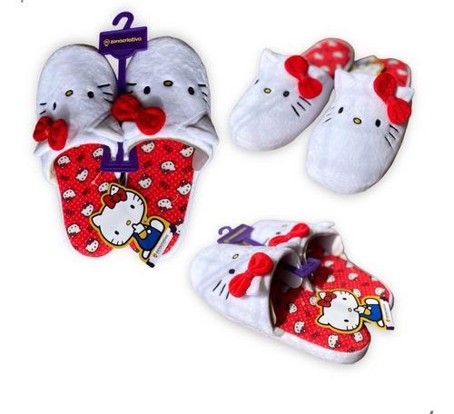 Imagem de Pantufa Hello Kitty Chinelo de Quarto Muito Linda Confortável Presente Criativo Produto Oficial